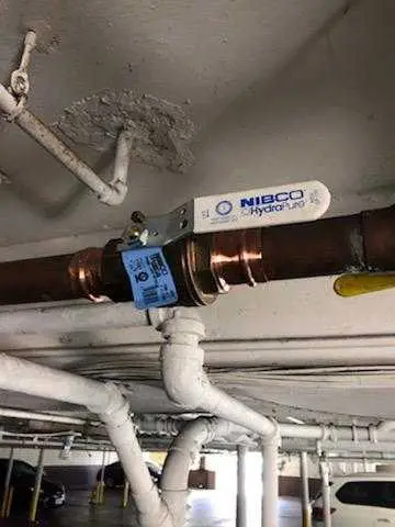 Copper pipe repair and valve work for Backflow Testing in McGrady Estates